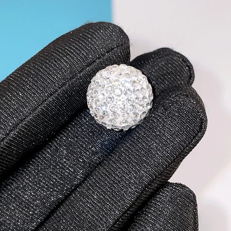 K16 Stars Diamond Ball Color Straight Hole Soft Clay Beads Mobile Phone Chain Bag Chain Diy Jewelry Accessories Beaded