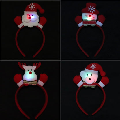 Christmas Cartoon Style Cute Snowman Elk Party Festival Headband