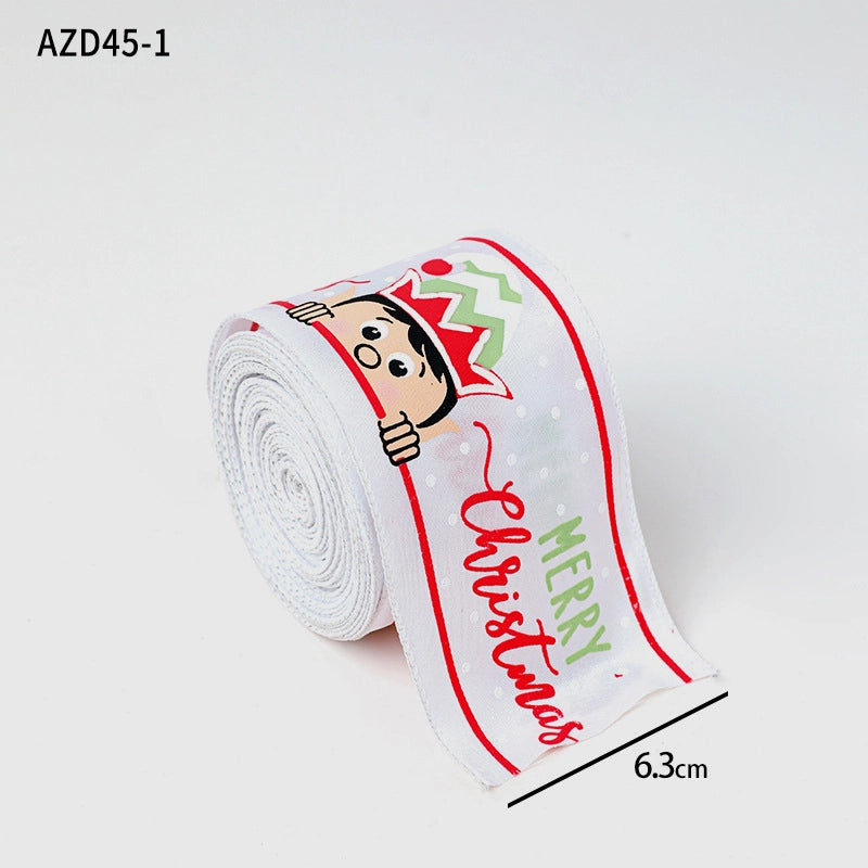 Christmas Cartoon Style Cute Gingerbread Letter Holiday Banquet Colored Ribbons Party Accessories