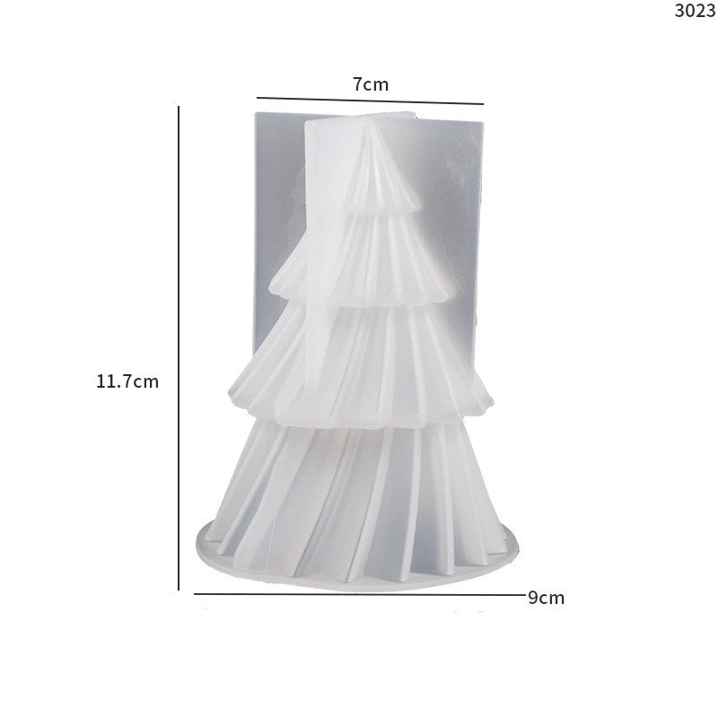 Christmas Cute Pastoral Christmas Tree Silica Gel