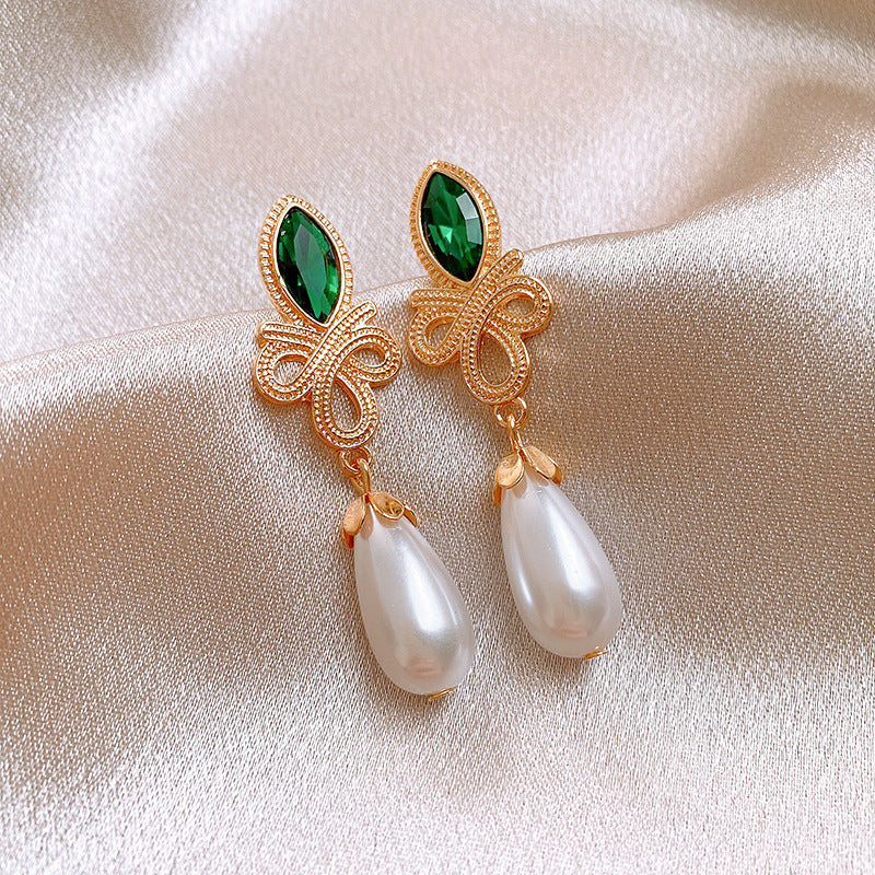 2 Pieces Minimalist Round Ellipse Geometric Copper Electroplating Earrings