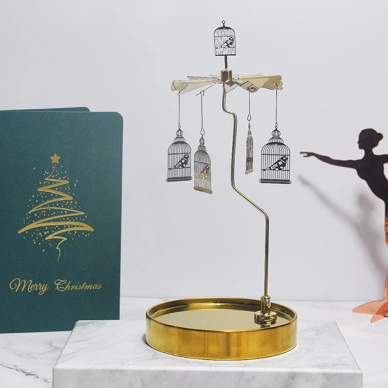 Novelty Solid Color Stainless Steel Metal Candlestick