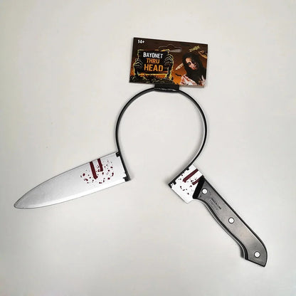 Halloween Easter Hip-Hop Funny Blade Scissors Plastic Party Festival Street Headband