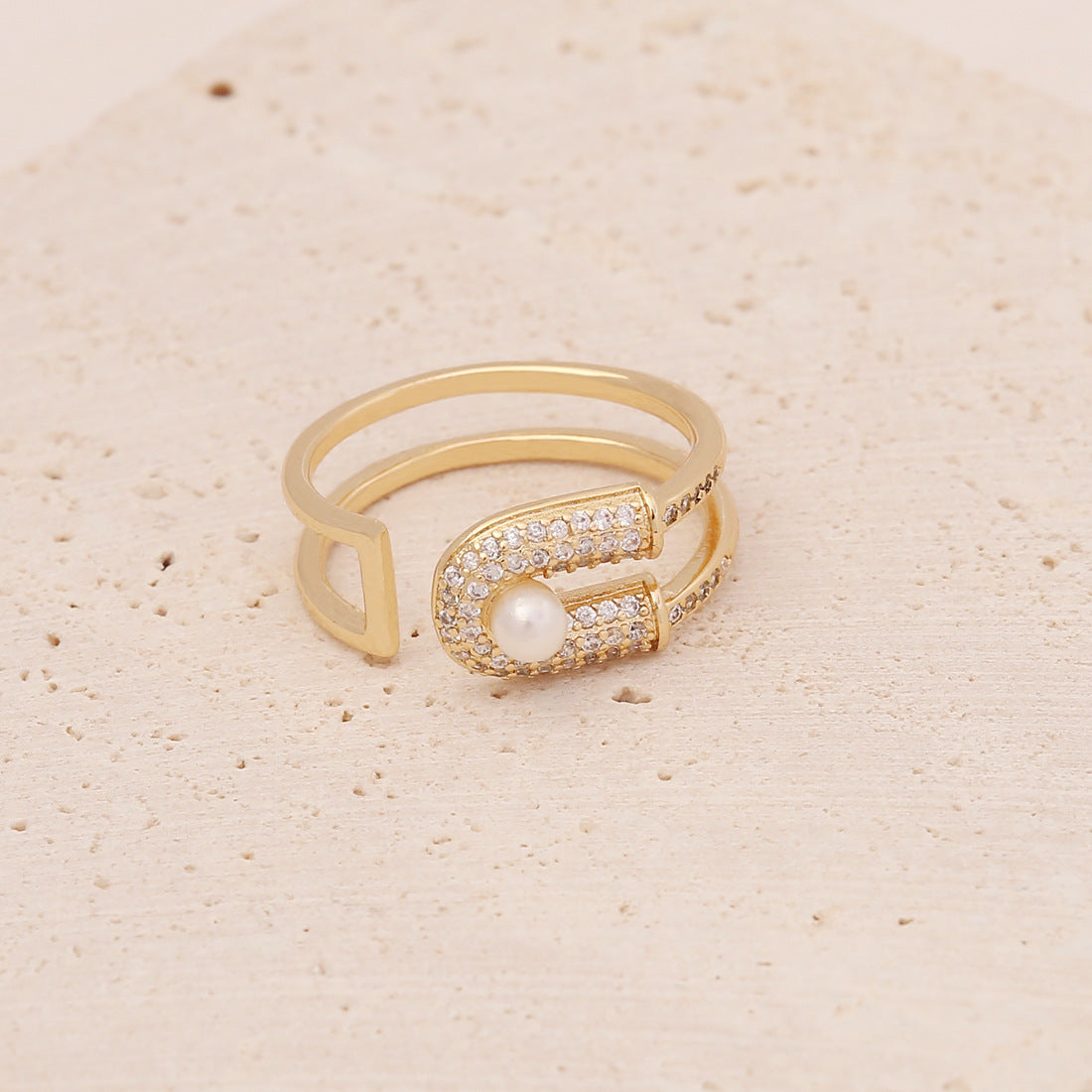 Women Metal Heart Copper Electroplating Rings