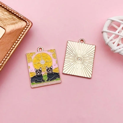 1 Piece 21*28mm Alloy Cat Polished Pendant