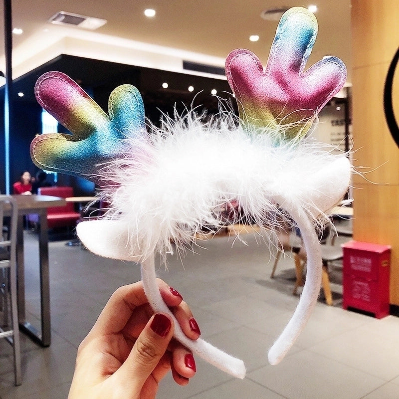 Christmas Nordic Style Cute Christmas Christmas Tree Santa Claus Antlers Flannel Holiday Shopping