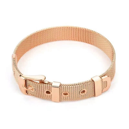 Vintage Style Classic Style Roman Style Roman Numeral Titanium Steel 18K Gold Plated Bangle In Bulk Stainless Steel Bracelets