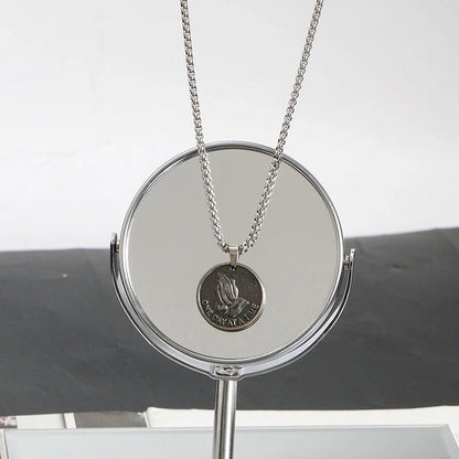 Hip-hop Animal Cartoon Character Alloy Titanium Steel Pendant Necklace In Bulk