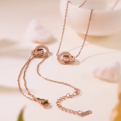 Classic Style Roman Style Commute Round Roman Numeral 304 Stainless Steel Zircon 18K Gold Plated Inlay Bracelets Earrings Necklace