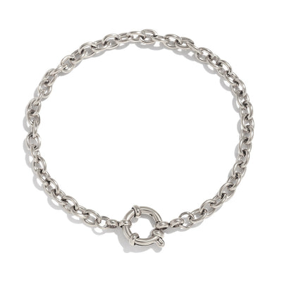 Women Fashion Circle Geometric Stainless Steel 18K Gold Plated Bracelets
