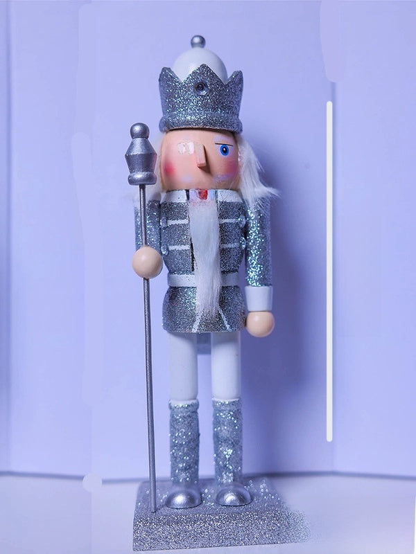 Christmas Gift Nutcracker Guard Decoration Home Desktop Ceramic Decoration Gift Children Christmas Gift