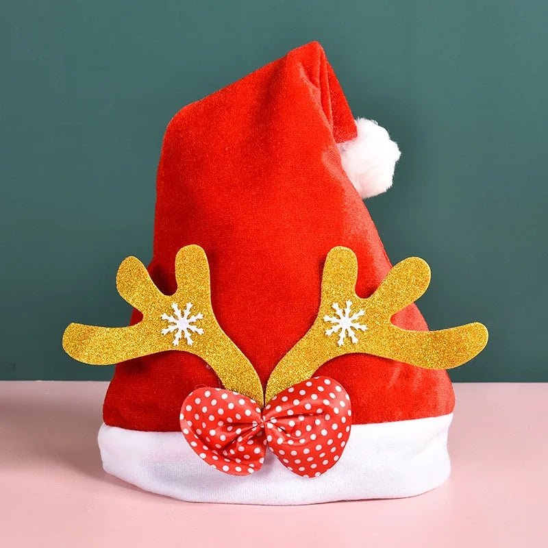Christmas Fashion Antlers Cloth Party Christmas Hat