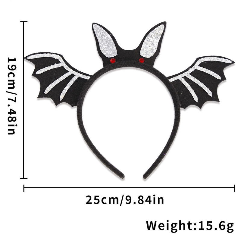 Halloween Hip-Hop Cool Style Cat Spider Web Plastic Felt Cloth Club Party Street