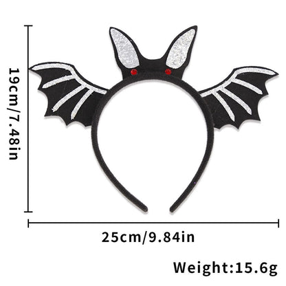 Halloween Hip-Hop Cool Style Cat Spider Web Plastic Felt Cloth Club Party Street