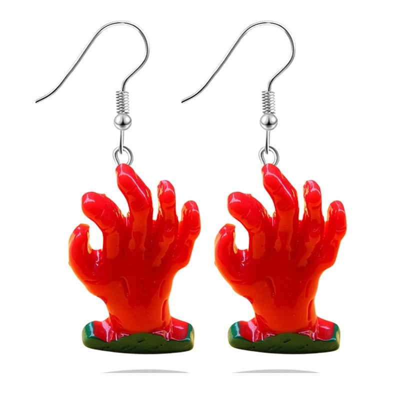 Halloween Cute Classic Style Pumpkin Hand Eye Resin Party Festival