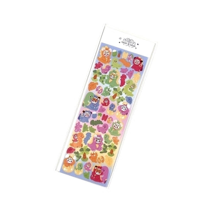 Cute Cartoon Animal Handbook Stickers