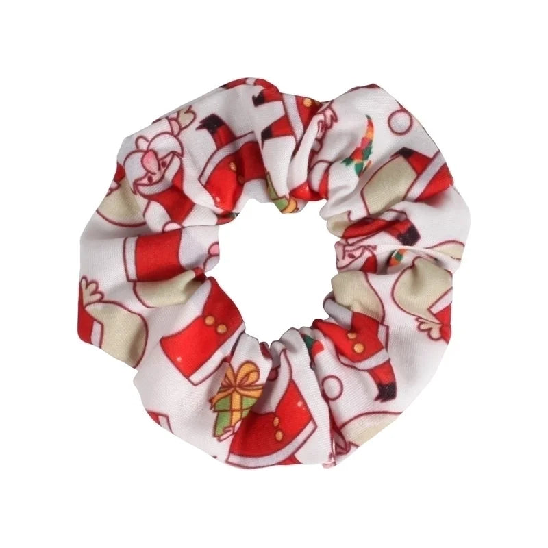 Christmas Circles Snowman Bells Santa Claus Antlers Hat Gift Crutch Party Holiday Colon Circles