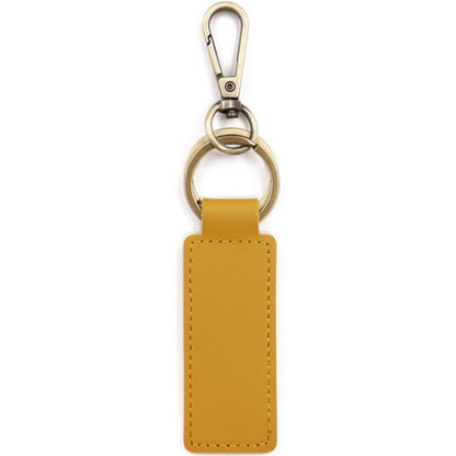 Vintage Leather Keychain Pendant Car Keychain Tag Lock Accessories Office Culture Accessories