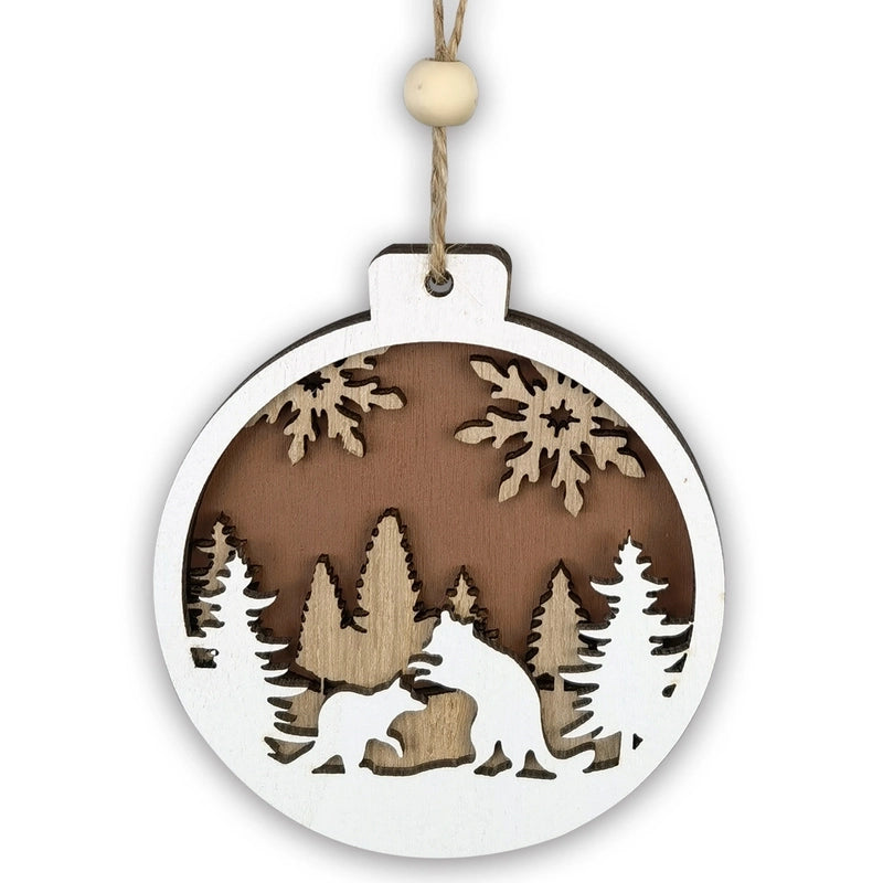 Christmas Cartoon Style Cartoon Wood Party Street Hanging Ornaments