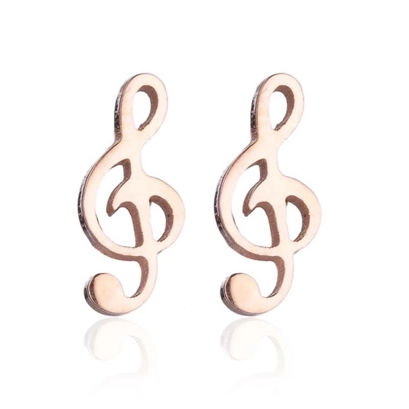 1 Pair Fashion Star Moon Tree Plating Hollow Out 304 Stainless Steel 18K Gold Plated Ear Studs