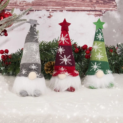 Christmas Cartoon Style Snowflake Holiday Daily Ornaments