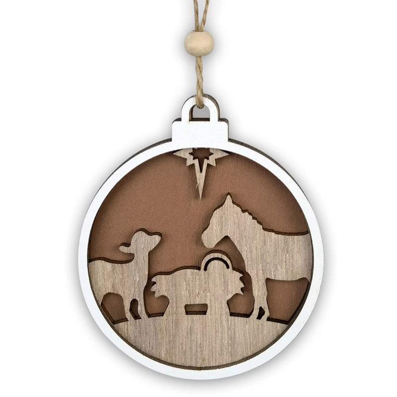 Christmas Cartoon Style Cartoon Wood Party Street Hanging Ornaments