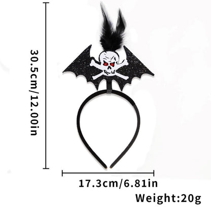 Halloween Hip-Hop Cool Style Cat Spider Web Plastic Felt Cloth Club Party Street