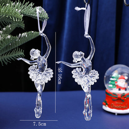 Christmas Design Christmas Tree Snowflake Reindeer Keychain Acrylic Ice Stick Pendant