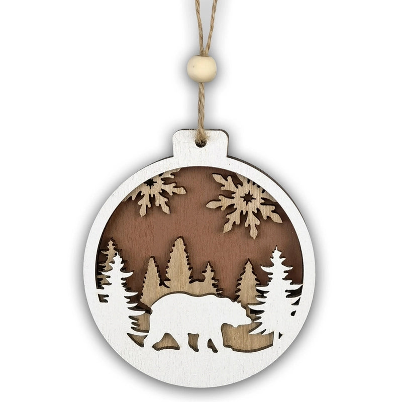 Christmas Cartoon Style Cartoon Wood Party Street Hanging Ornaments