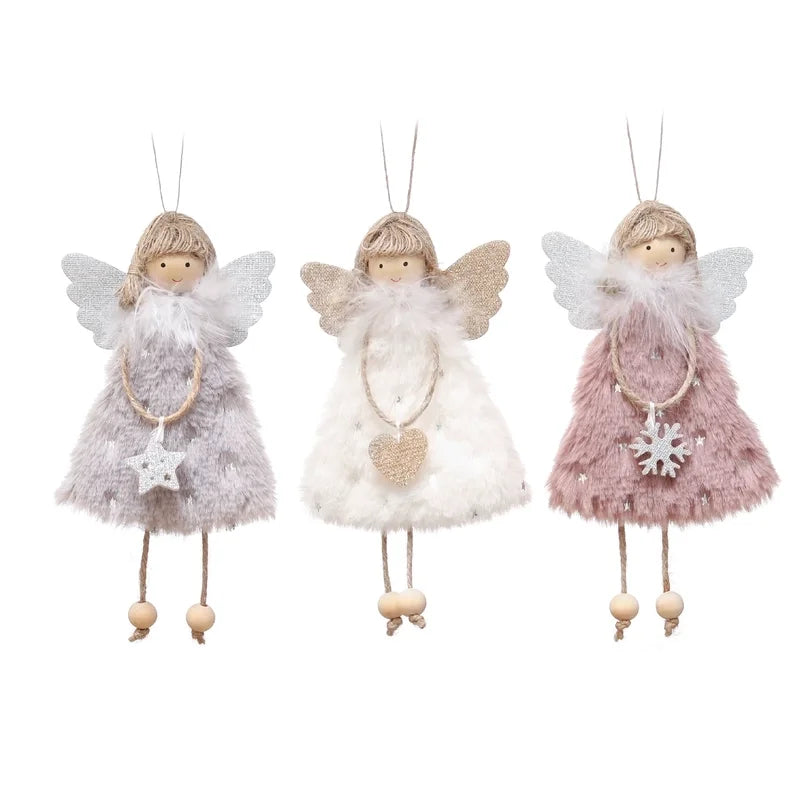 Christmas Cute Angel Snowflake Party Hanging Ornaments