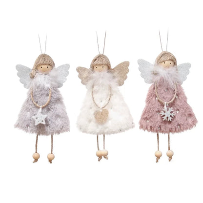 Christmas Cute Angel Snowflake Party Hanging Ornaments