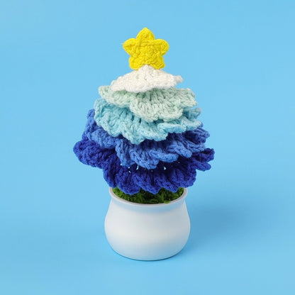 Christmas Pastoral Christmas Tree Plastic Yarn Party Ornaments