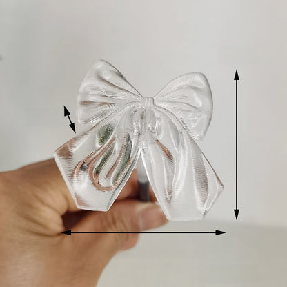 10 Pieces Transparent Round Ball Snowflake Small Five-star Christmas Tree Light String Accessories Five-pointed Star Tree Top Star Christmas Decoration