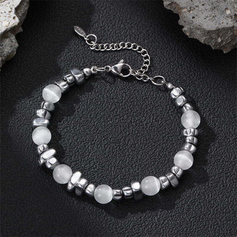 Casual Punk Cool Style Leaf Skull Pu Leather Alloy Halloween Men's Bracelets