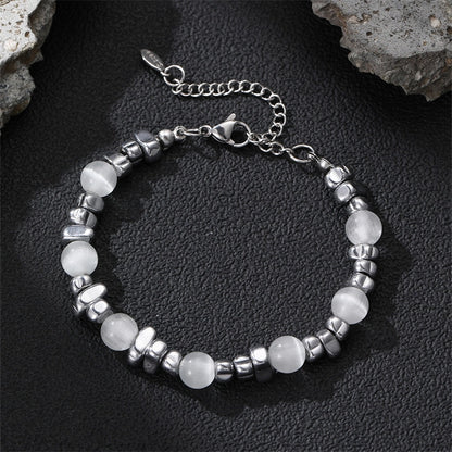 Casual Punk Cool Style Leaf Skull Pu Leather Alloy Halloween Men's Bracelets