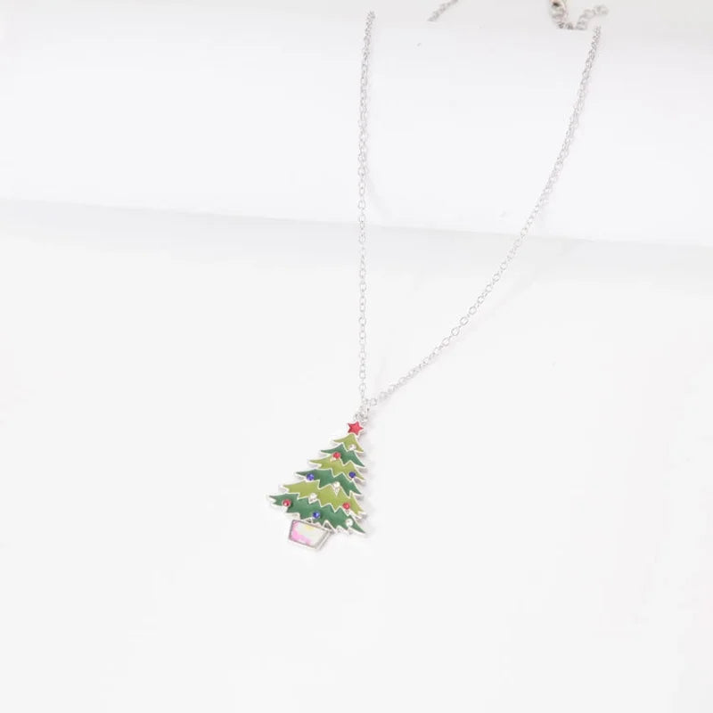 Christmas Cartoon Style Christmas Tree Alloy Party