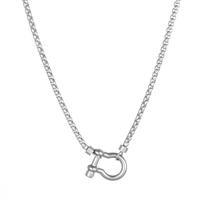 IG Style Minimalist Geometric Titanium Steel Plating Pendant Necklace