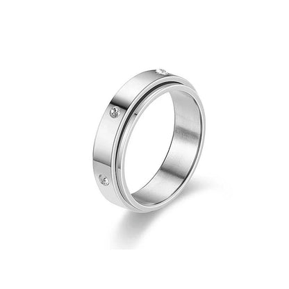 Titanium Steel Rotatable Ring