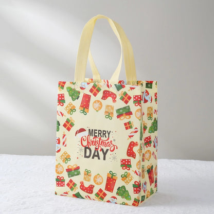Christmas Cute Christmas Tree Santa Claus Nonwoven Party Festival Gift Bags