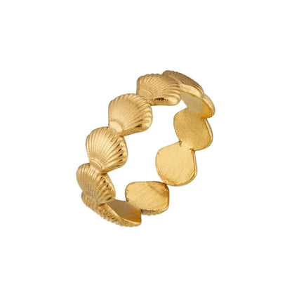 Marine Style Beach Minimalist Starfish Shell 304 Stainless Steel Open Rings