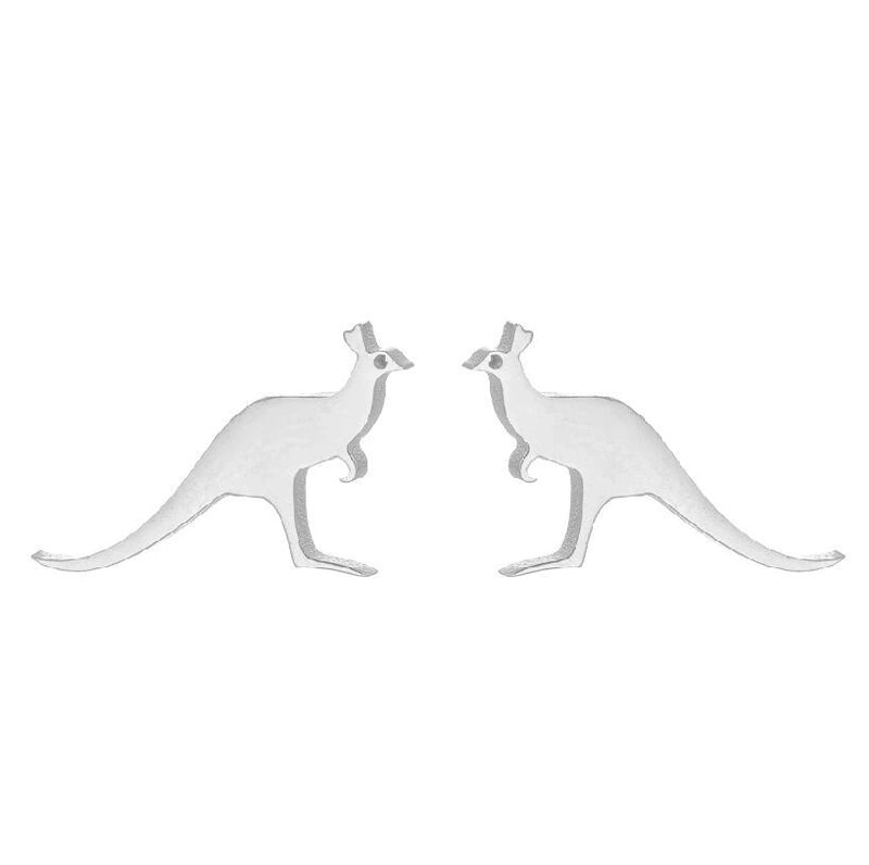 1 Pair Minimalist Animal Plating 304 Stainless Steel 18K Gold Plated Ear Studs