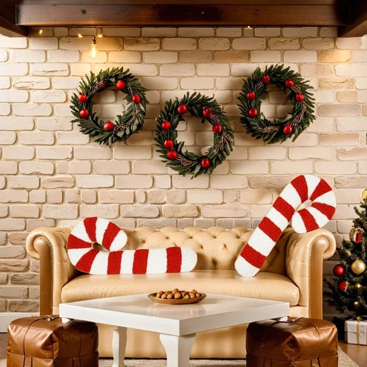 Christmas Minimalist Classic Style Multicolor Party Throw Pillow Decorations Table Decoration