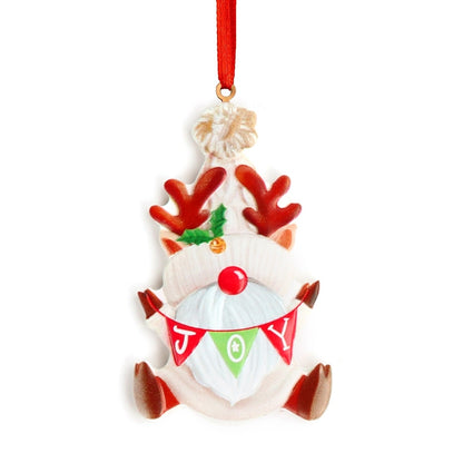 2022 New Christmas Resin Pendant Christmas Tree Decorations Small Charm Resin Elk Christmas Ornaments