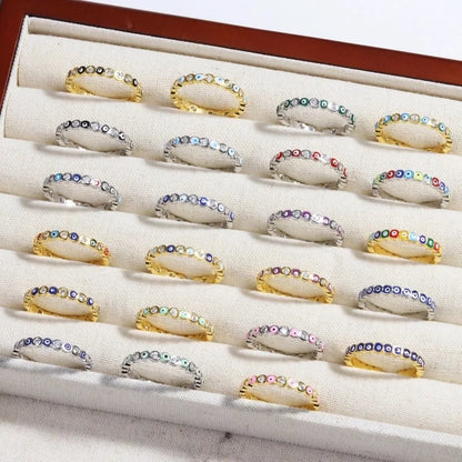 Copper Devil's Eye Rings