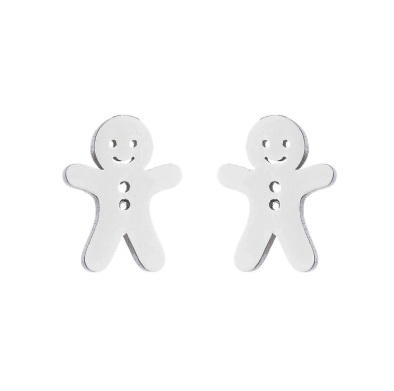 1 Pair Fashion Christmas Tree Plating 304 Stainless Steel 18K Gold Plated Ear Studs