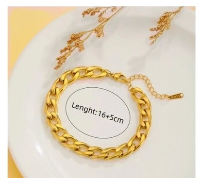 Sweet Rabbit Sun Heart Shape Titanium Steel 18K Gold Plated Artificial Gemstones Bracelets In Bulk