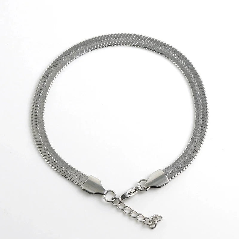 Hip-Hop Geometric 304 Stainless Steel 18K Gold Plated Bracelets In Bulk