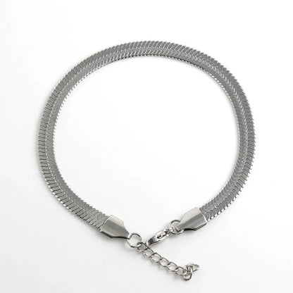 Hip-Hop Geometric 304 Stainless Steel 18K Gold Plated Bracelets In Bulk