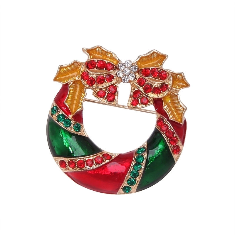 Cartoon Style Geometric Alloy Plating Artificial Diamond Women's Cartoon Brooches