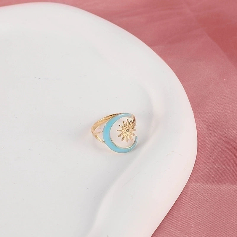 Classic Style Flower 304 Stainless Steel Rhinestones Inlay Open Rings